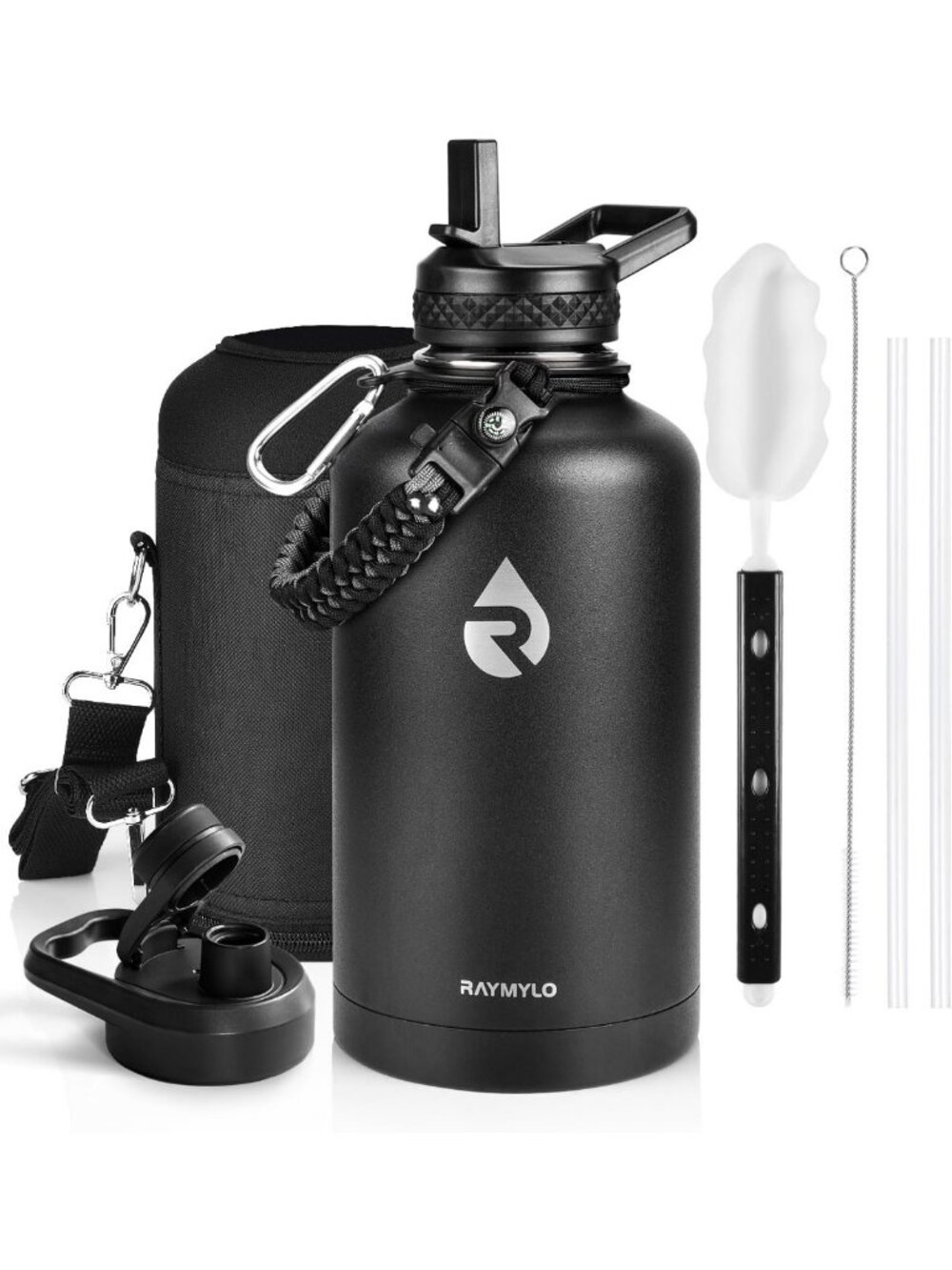 64 oz Insulated Water Bottle - Triple Wall Vacuum Stainless Steel, Durable